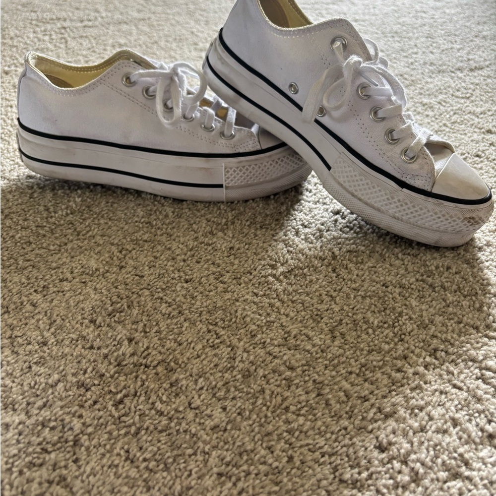 Classic White Converse Sneakers